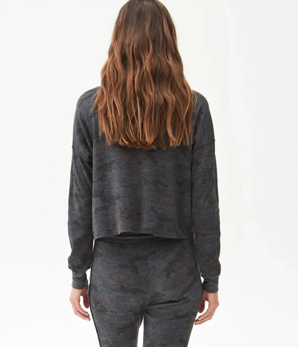 Michael Stars Delia Camo Thermal- T-Shirts | Loungewear
