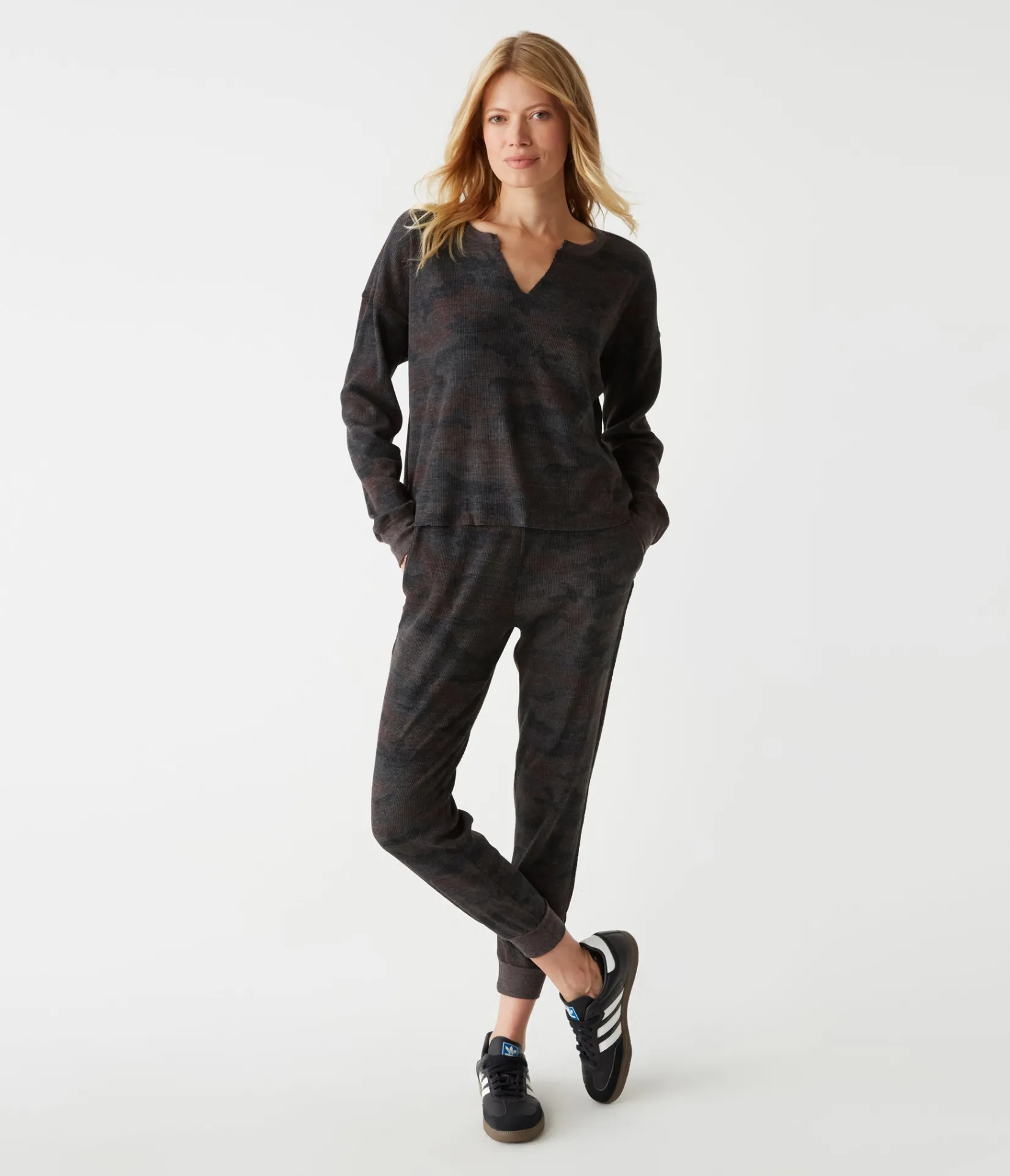 delia_camo_thermal_5.webp Michael Stars Delia Camo Thermal- T-Shirts | Loungewear