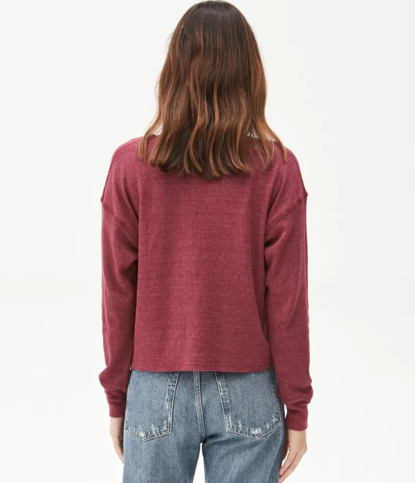Michael Stars Delia Thermal Tee- T-Shirts | Loungewear