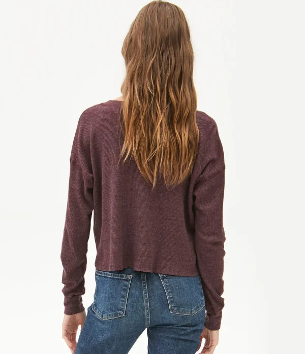 Michael Stars Delia Thermal Tee- T-Shirts | Loungewear