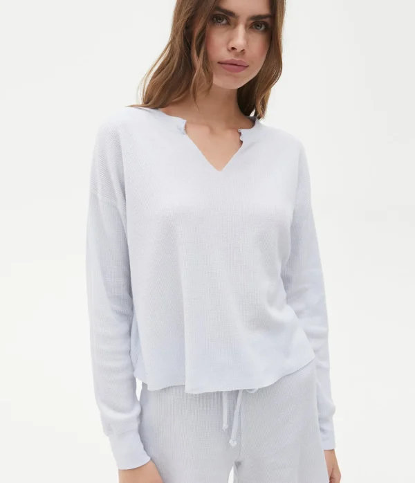 Michael Stars Delia Thermal Tee- T-Shirts | Loungewear