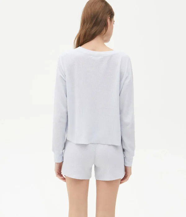 Michael Stars Delia Thermal Tee- T-Shirts | Loungewear