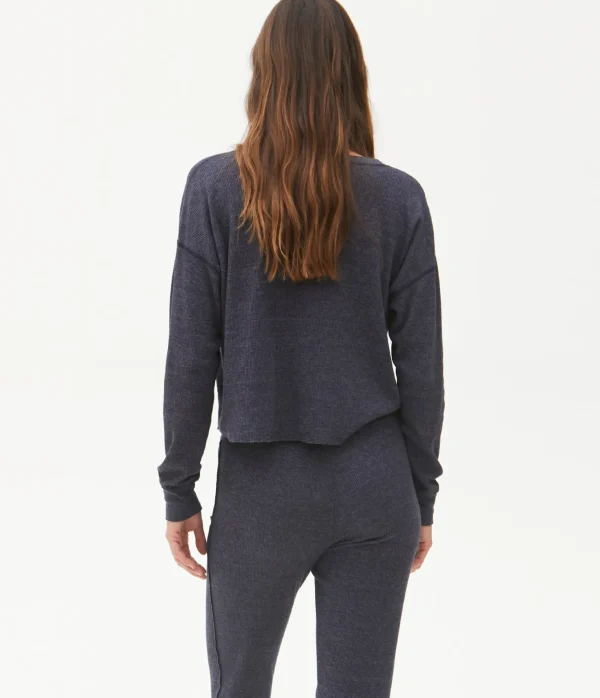 Michael Stars Delia Thermal Tee- T-Shirts | Loungewear