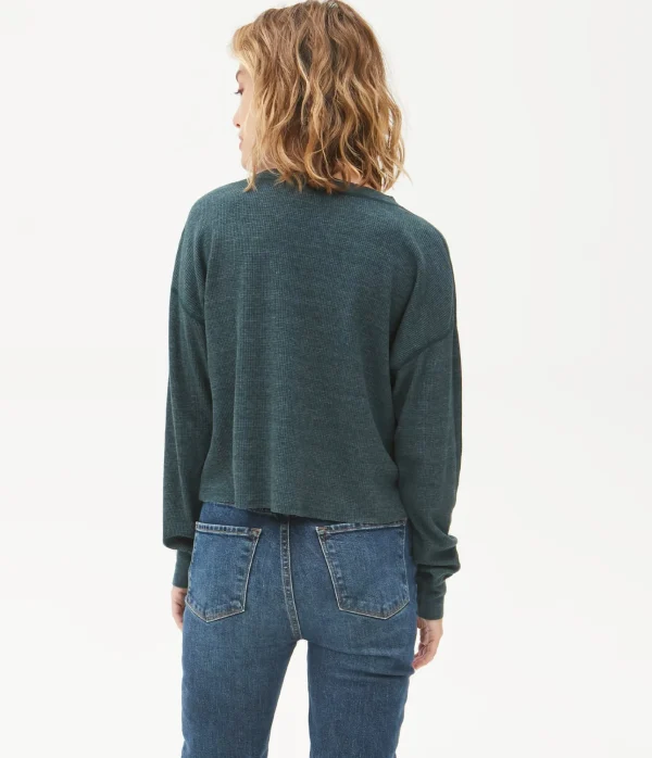 Michael Stars Delia Thermal Tee- T-Shirts | Loungewear