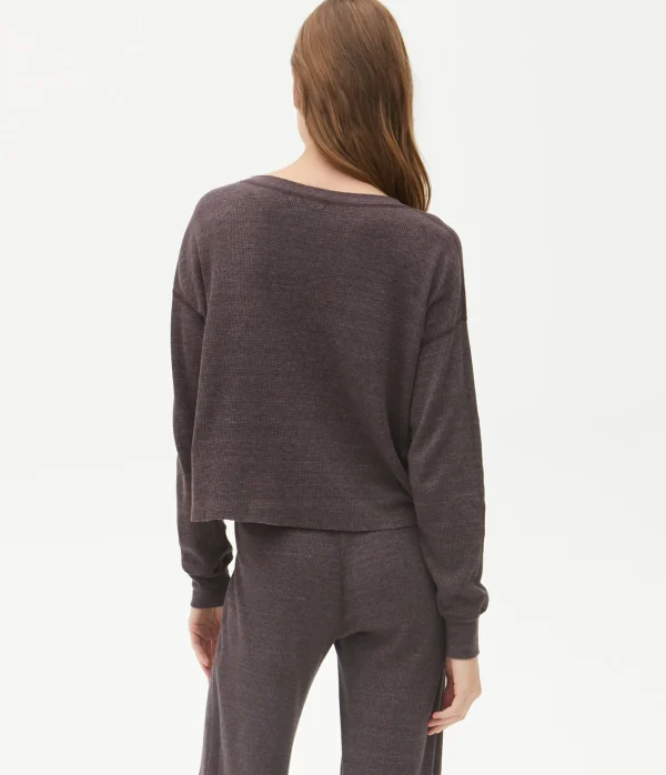Michael Stars Delia Thermal Tee- T-Shirts | Loungewear