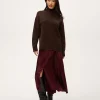Michael Stars Desi Asymmetrical Satin Skirt- Pants, Shorts & Skirts
