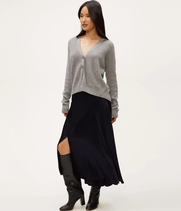 Michael Stars Desi Asymmetrical Satin Skirt- Pants, Shorts & Skirts