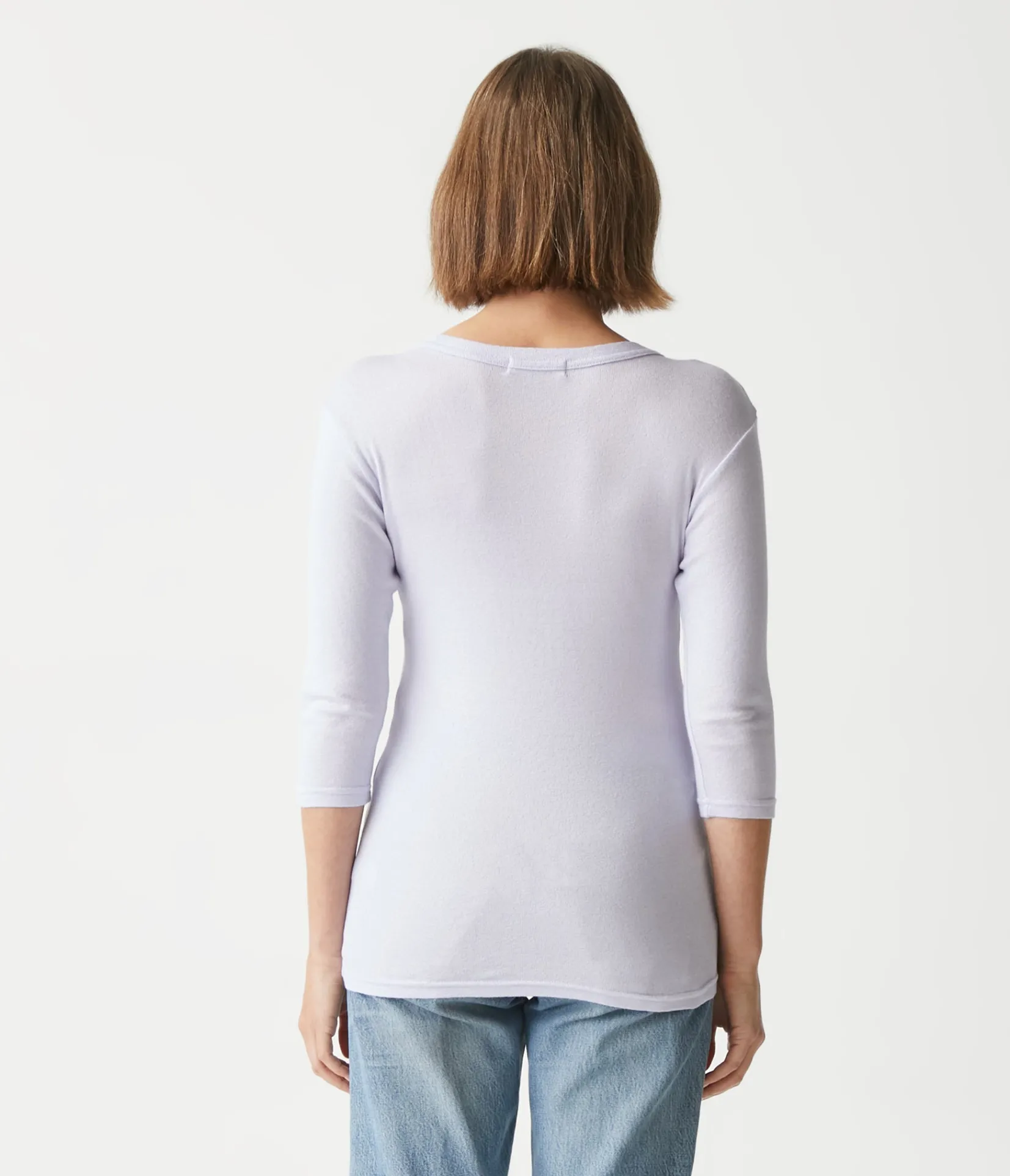 dora_shine__sleeve_tee_50.webp Michael Stars Dora Shine 3/4 Sleeve Tee- T-Shirts | Shine T-Shirts