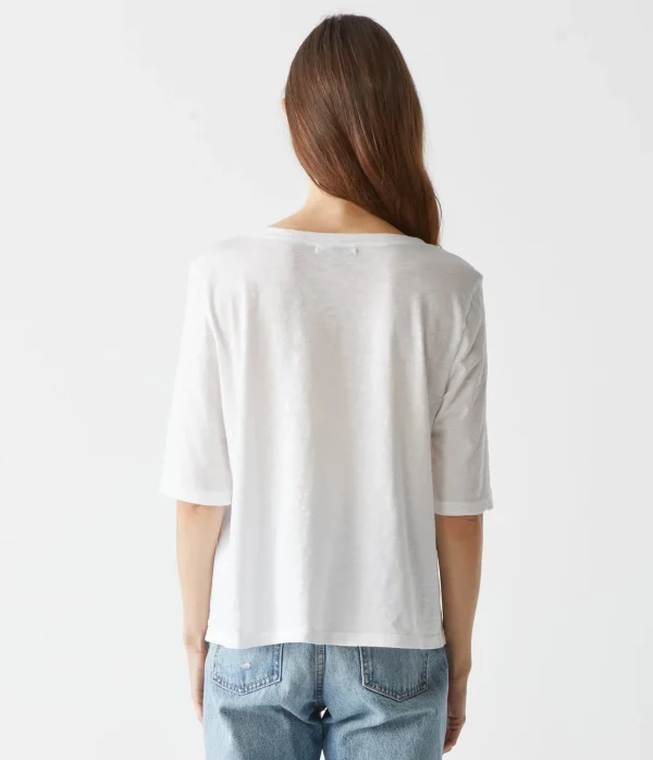 Michael Stars Dua Supima Tee- T-Shirts | Supima Cotton T-Shirts