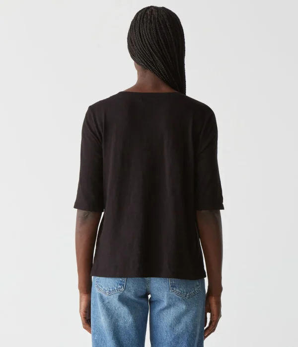 Michael Stars Dua Supima Tee- T-Shirts | Supima Cotton T-Shirts