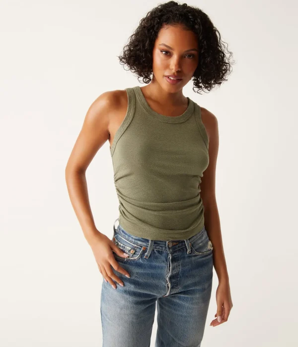 Michael Stars Ella Shine Tank- Tank Tops | Shine T-Shirts