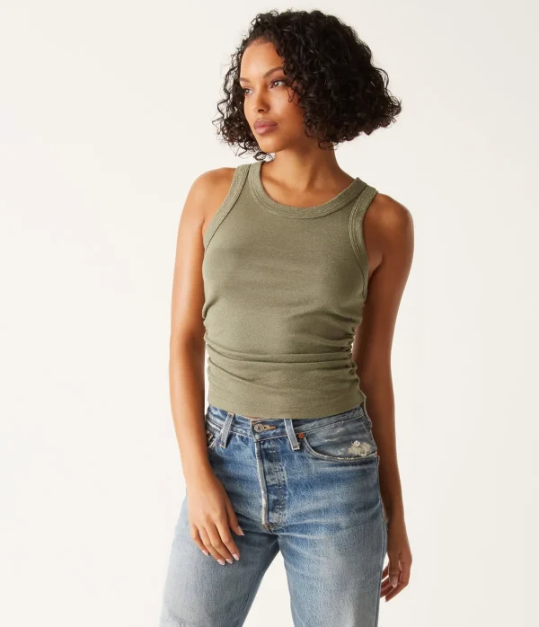 Michael Stars Ella Shine Tank- Tank Tops | Shine T-Shirts