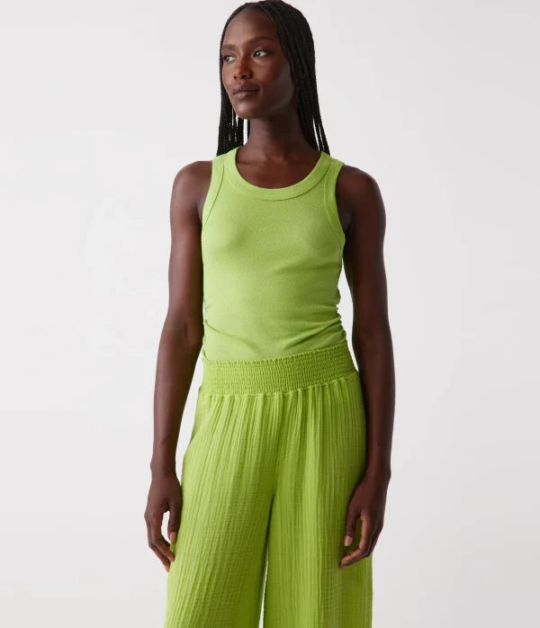 Michael Stars Ella Shine Tank- Tank Tops | Shine T-Shirts
