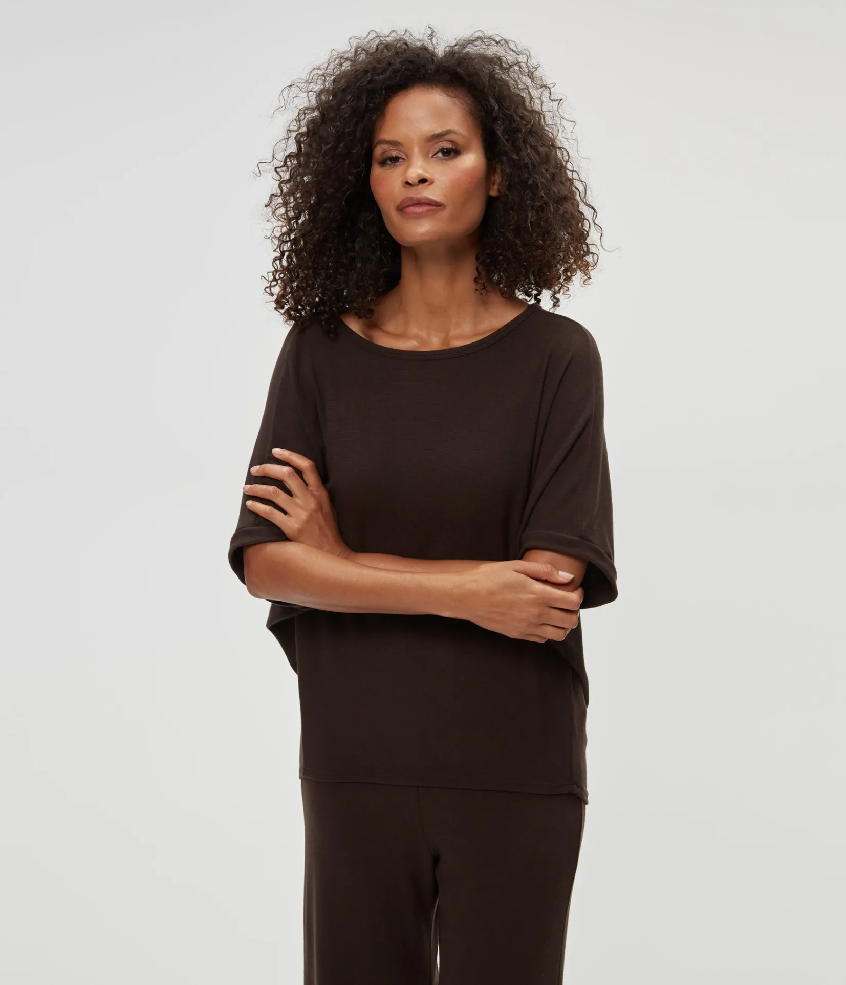 ellie_elbow_sleeve_top_0.webp Michael Stars Ellie Elbow Sleeve Top- Loungewear