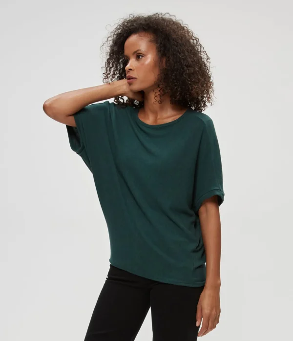 Michael Stars Ellie Elbow Sleeve Top- Loungewear