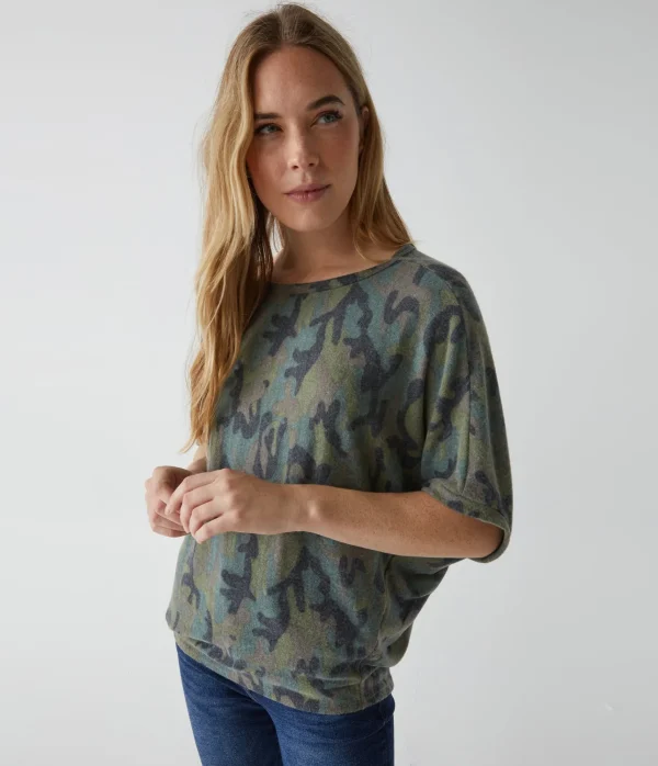Michael Stars Ellie Elbow Sleeve Top- Loungewear