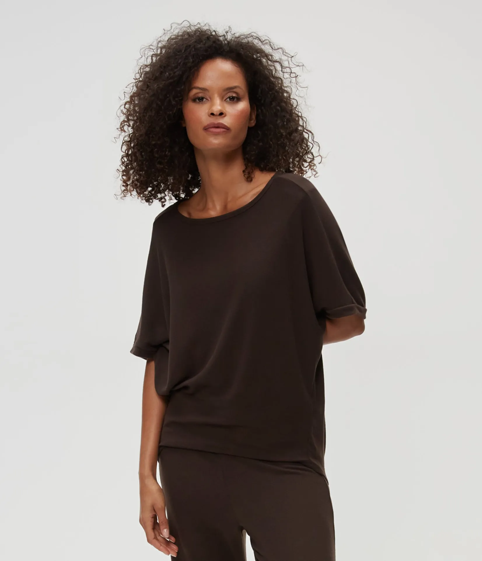 ellie_elbow_sleeve_top_2.webp Michael Stars Ellie Elbow Sleeve Top- Loungewear