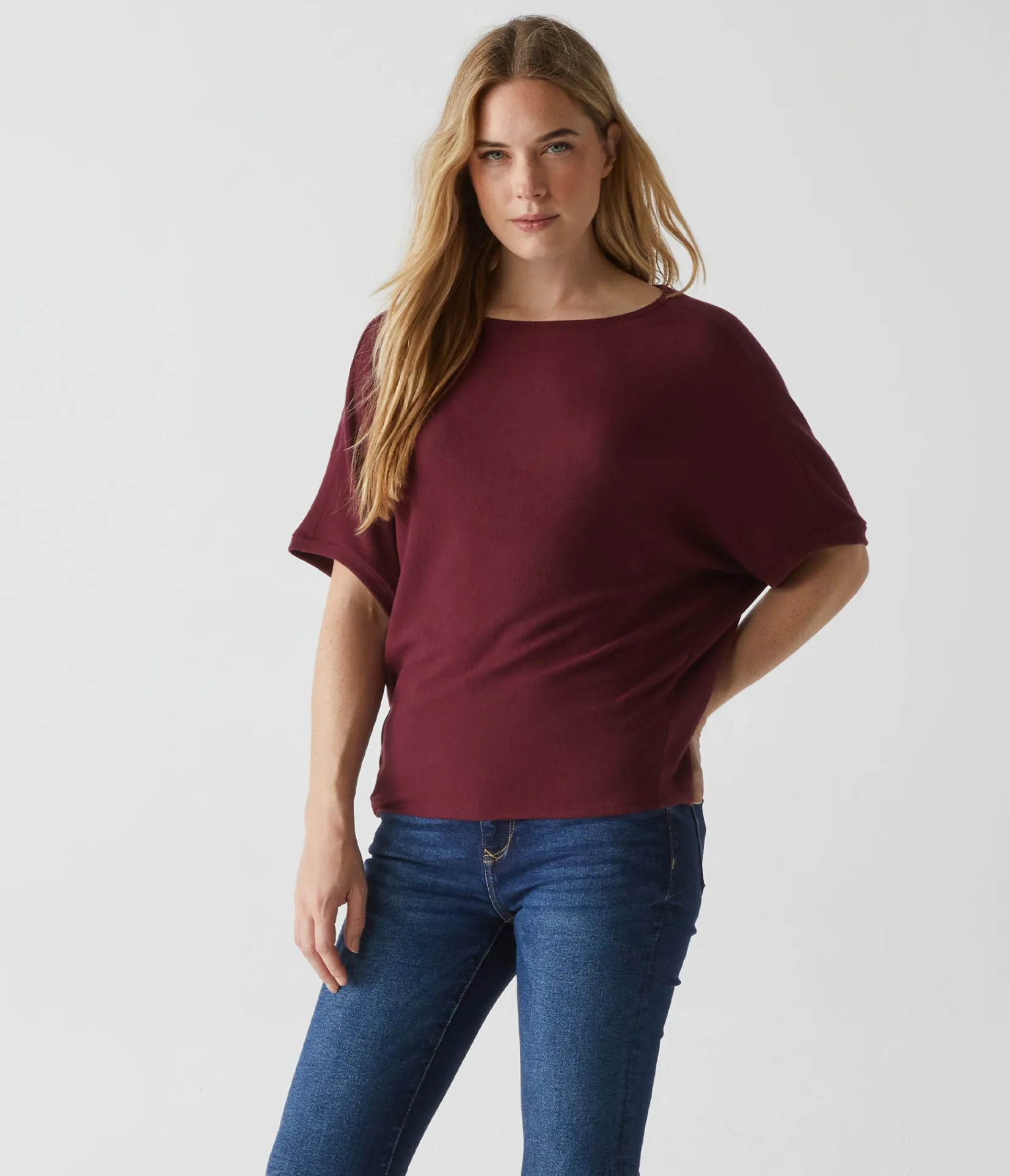 ellie_elbow_sleeve_top_22.webp Michael Stars Ellie Elbow Sleeve Top- Loungewear