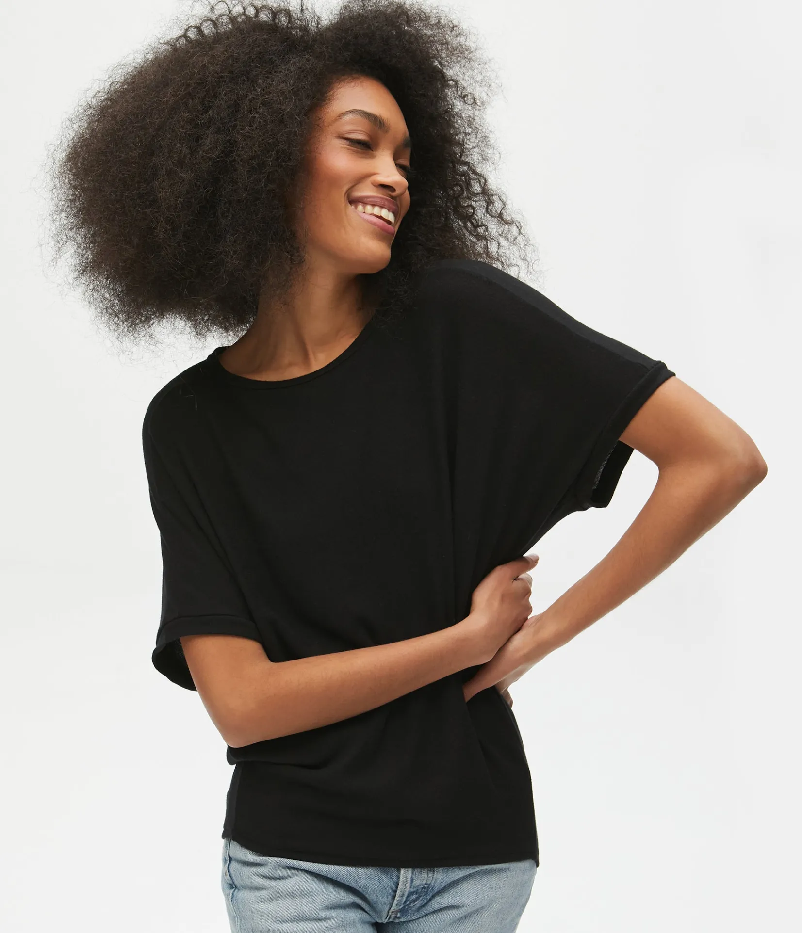 ellie_elbow_sleeve_top_24.webp Michael Stars Ellie Elbow Sleeve Top- Loungewear