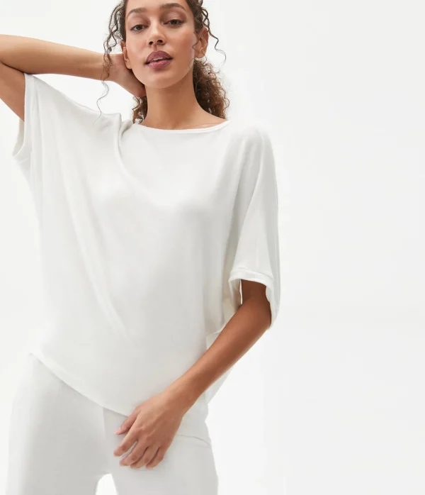 Michael Stars Ellie Elbow Sleeve Top- Loungewear