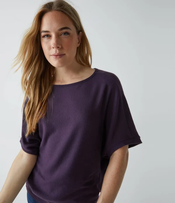 Michael Stars Ellie Elbow Sleeve Top- Loungewear
