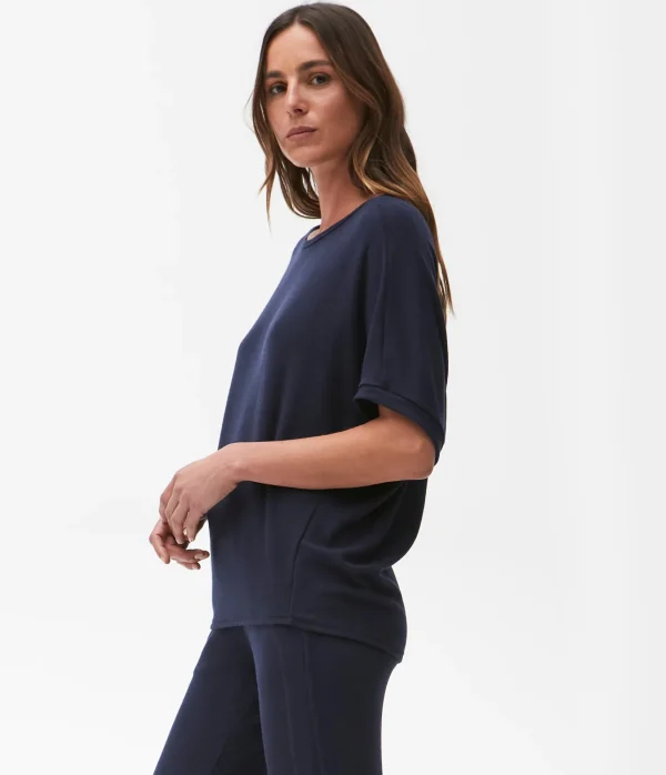 Michael Stars Ellie Elbow Sleeve Top- Loungewear