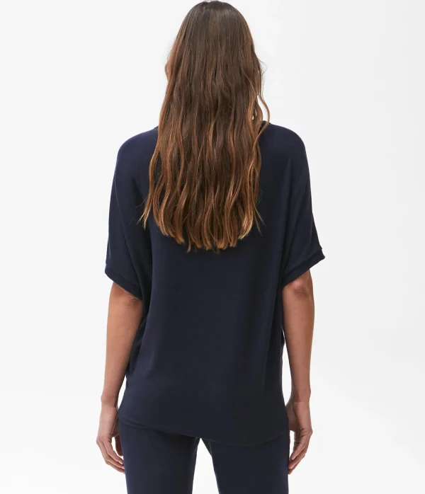 Michael Stars Ellie Elbow Sleeve Top- Loungewear