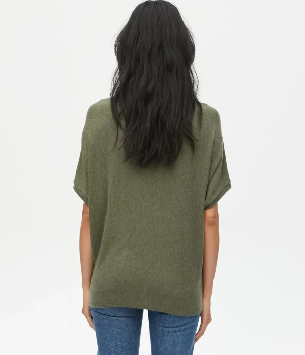Michael Stars Ellie Elbow Sleeve Top- Loungewear