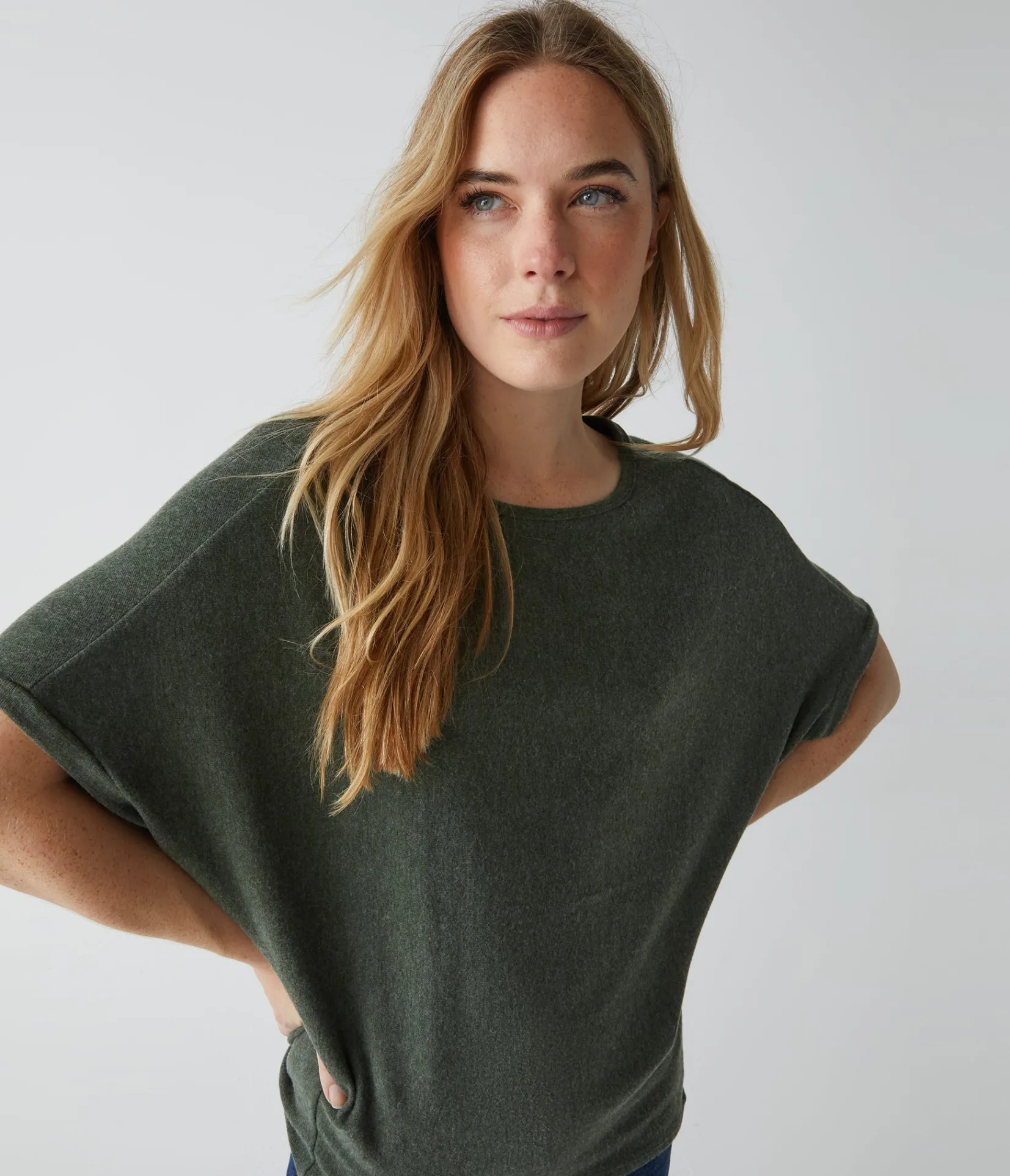 ellie_elbow_sleeve_top_46.webp Michael Stars Ellie Elbow Sleeve Top- Loungewear