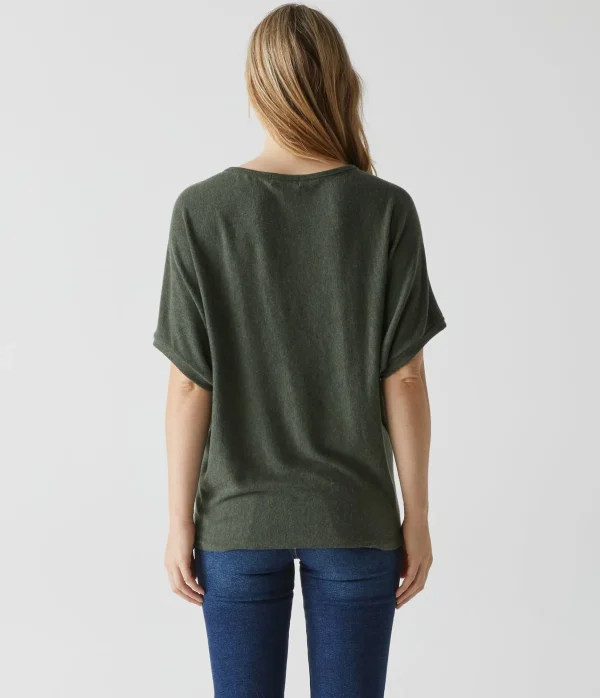 Michael Stars Ellie Elbow Sleeve Top- Loungewear