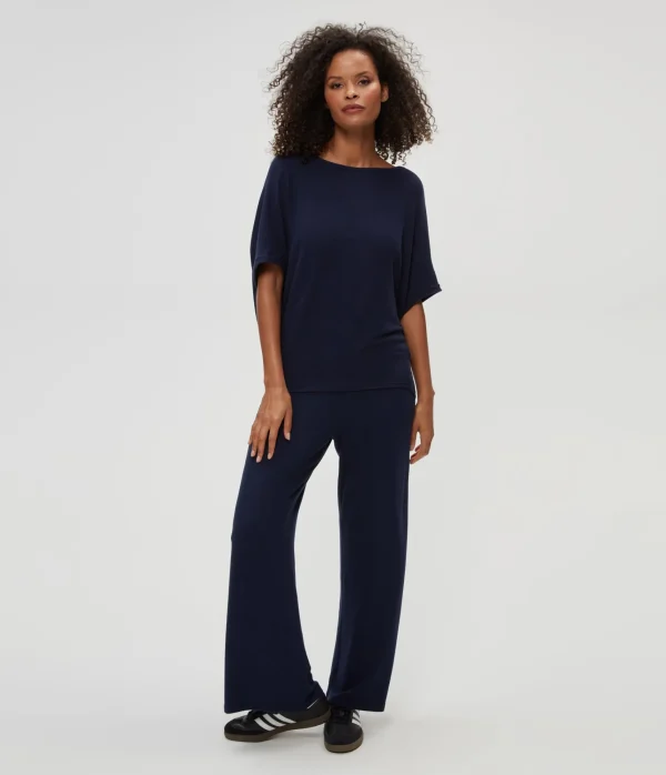 Michael Stars Ellie Elbow Sleeve Top- Loungewear