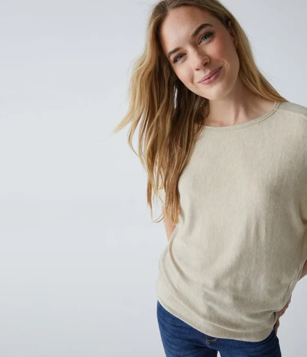 Michael Stars Ellie Elbow Sleeve Top- Loungewear