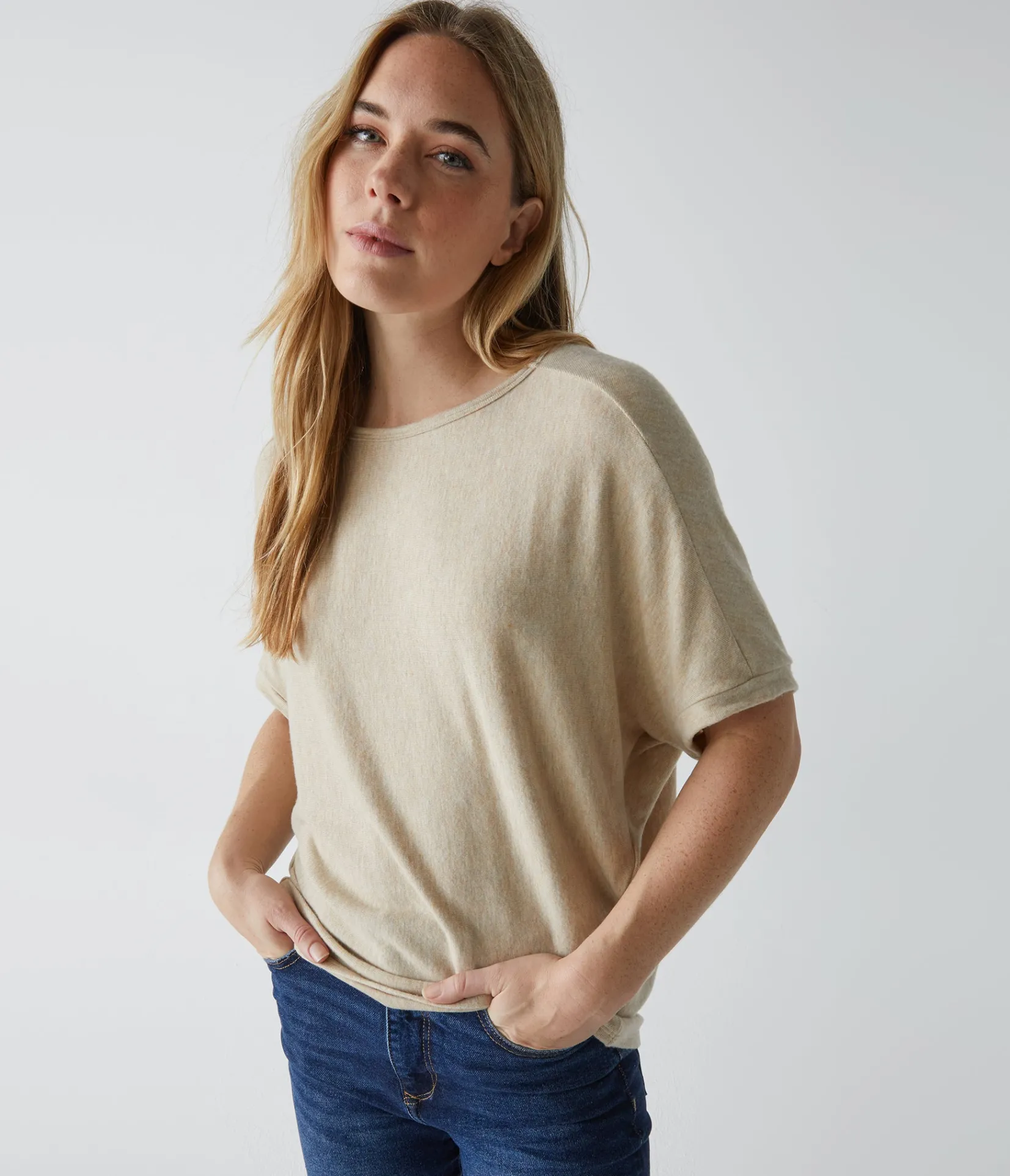 ellie_elbow_sleeve_top_52.webp Michael Stars Ellie Elbow Sleeve Top- Loungewear