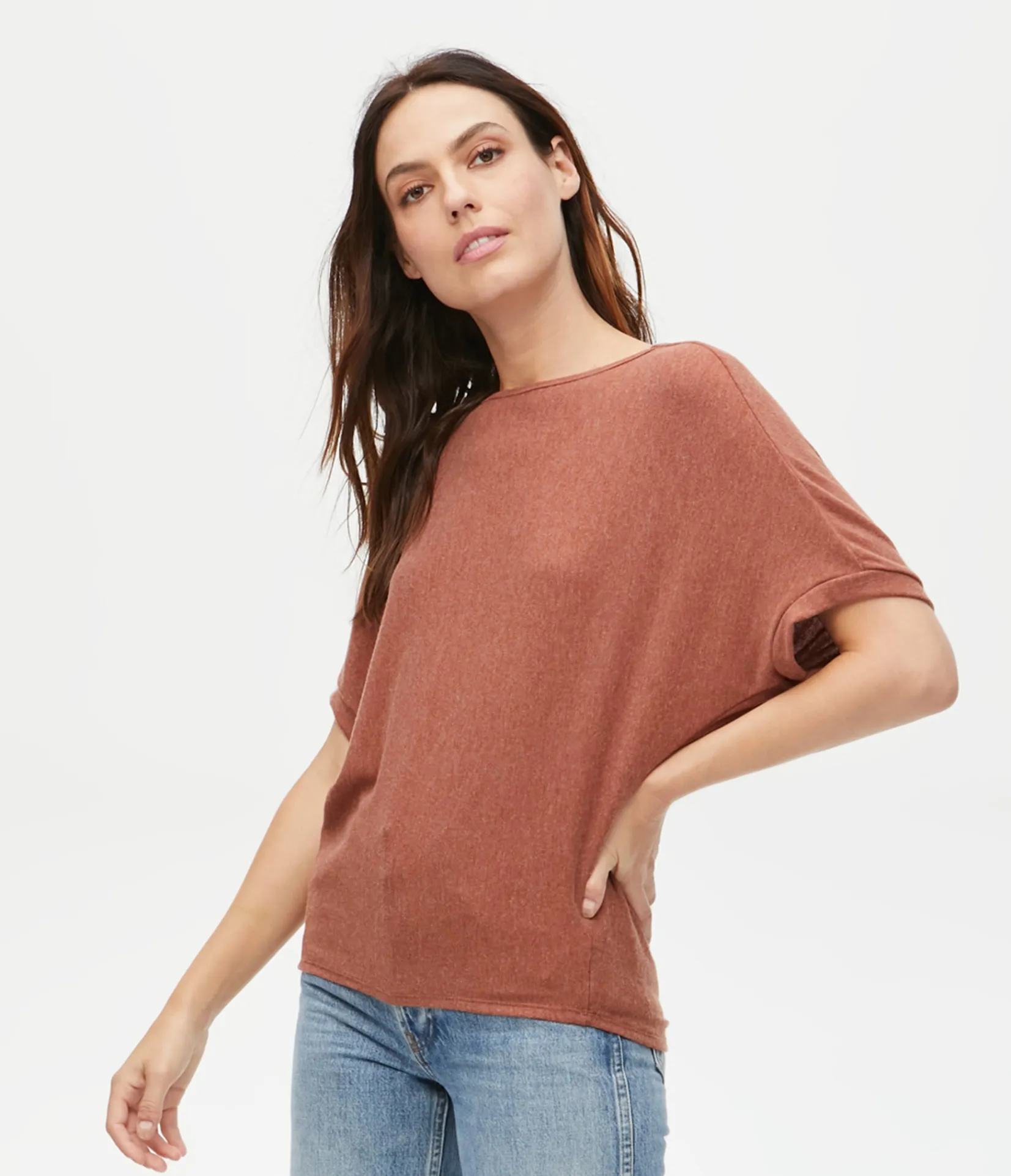 ellie_elbow_sleeve_top_54.webp Michael Stars Ellie Elbow Sleeve Top- Loungewear