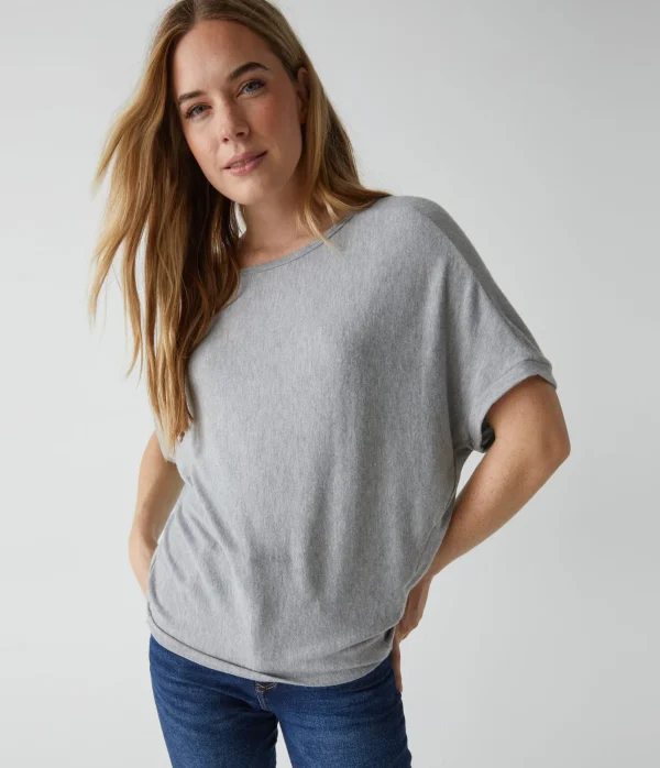Michael Stars Ellie Elbow Sleeve Top- Loungewear