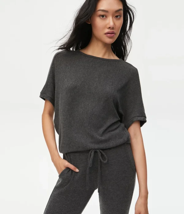 Michael Stars Ellie Elbow Sleeve Top- Loungewear