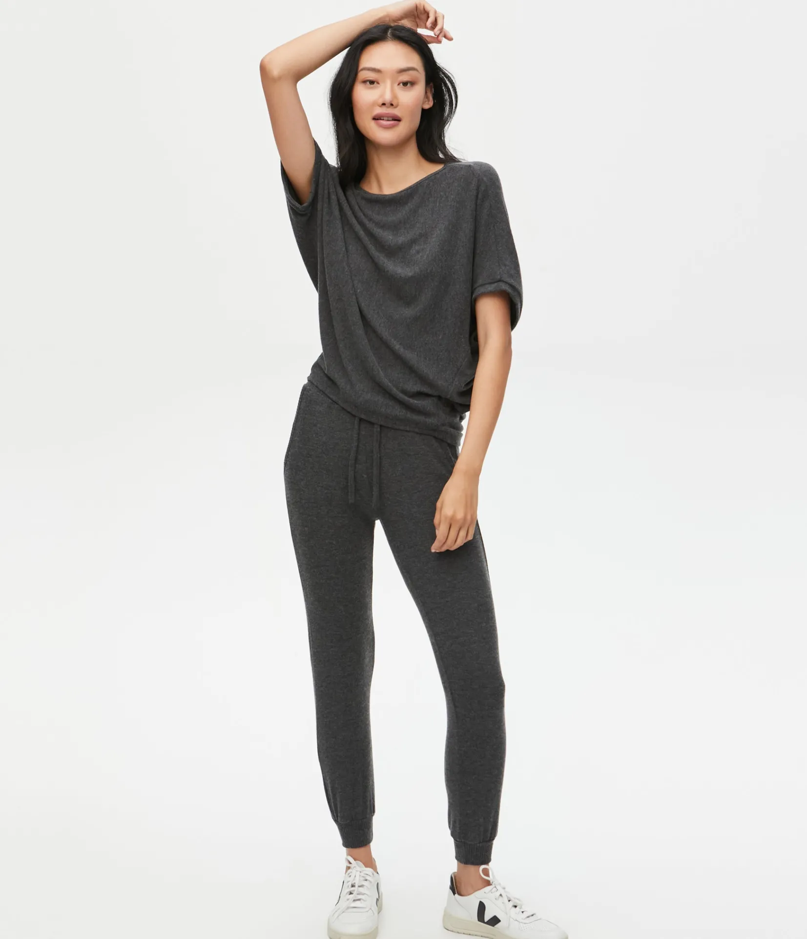 ellie_elbow_sleeve_top_66.webp Michael Stars Ellie Elbow Sleeve Top- Loungewear