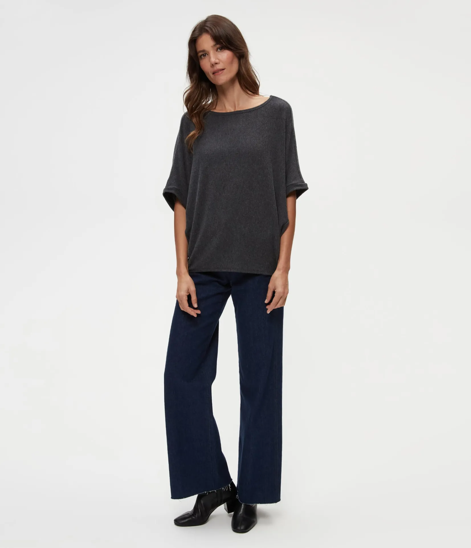 ellie_elbow_sleeve_top_69.webp Michael Stars Ellie Elbow Sleeve Top- Loungewear
