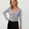 Michael Stars Ellis Cropped Cardigan- Sweaters & Cardigans