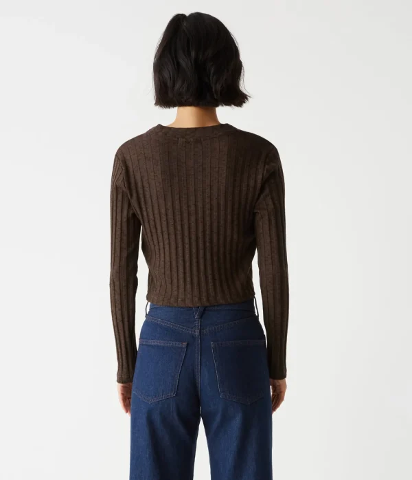 Michael Stars Ellis Cropped Cardigan- Sweaters & Cardigans
