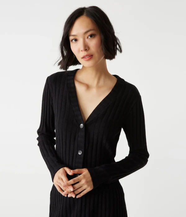 Michael Stars Ellis Cropped Cardigan- Sweaters & Cardigans