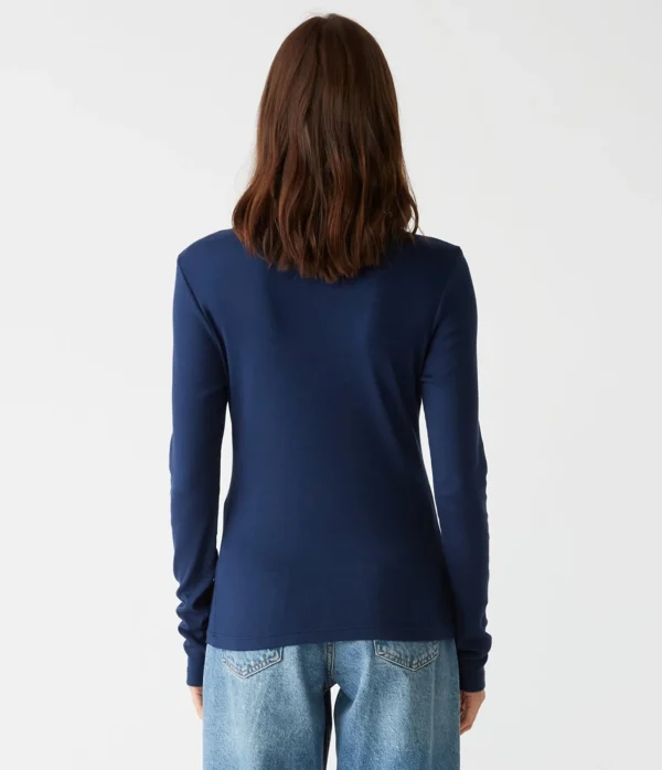 Michael Stars Emilia Scoop Neck Tee- T-Shirts | Ultra Rib T-Shirts