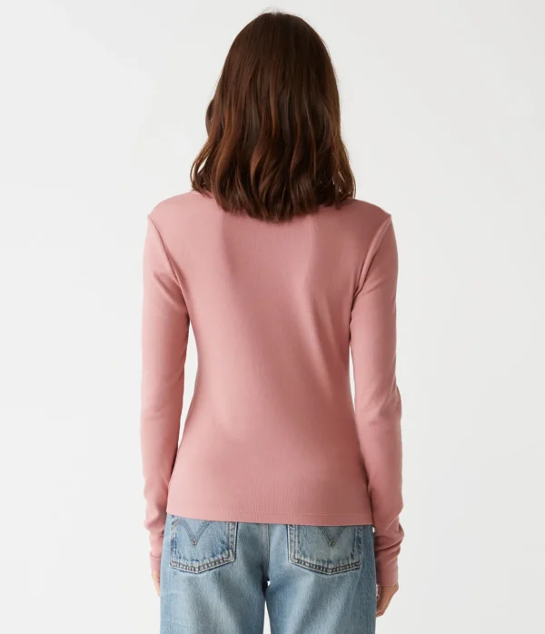Michael Stars Emilia Scoop Neck Tee- T-Shirts | Ultra Rib T-Shirts