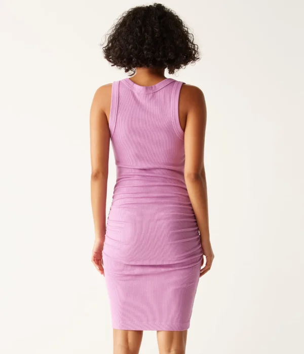 Michael Stars Esme Ribbed Dress- Dresses | Knee Length Dresses