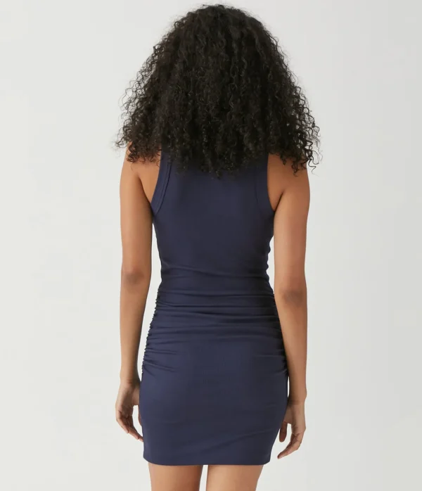 Michael Stars Esme Ribbed Dress- Dresses | Knee Length Dresses