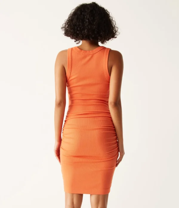 Michael Stars Esme Ribbed Dress- Dresses | Knee Length Dresses