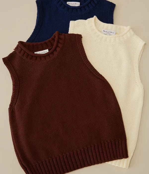 Michael Stars Estelle Sweater Vest- Sweaters & Cardigans