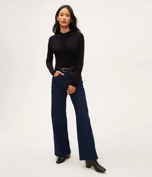 Michael Stars Evelyn Ruched Top- Tops, Blouses & Shirts | T-Shirts