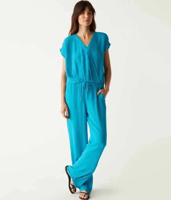 Michael Stars Evie Gauze Surplice Top- Tops, Blouses & Shirts