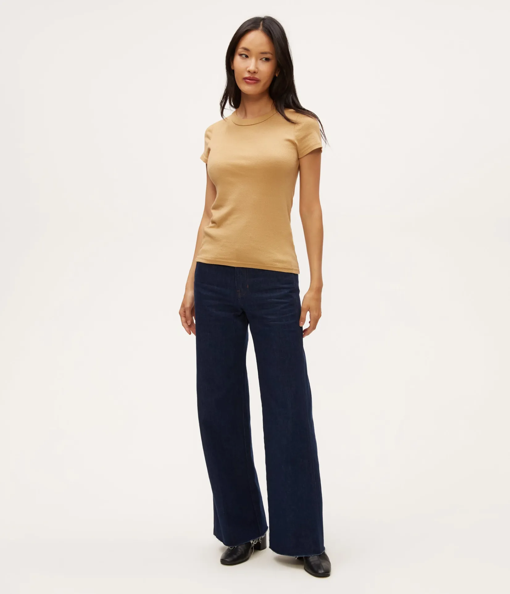 fallon_shine_tee_1.webp Michael Stars Fallon Shine Tee- T-Shirts | Shine T-Shirts